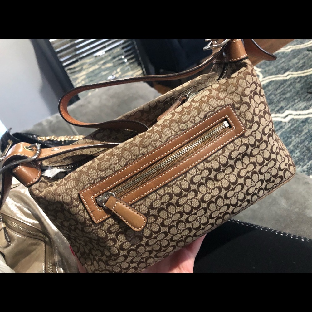 Brown coach bag